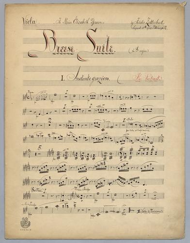 Breese Suite - Parts: Parts: Viola
