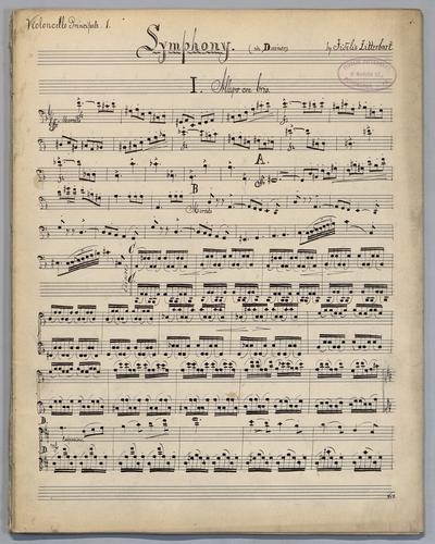 Symphony : in D Minor - Parts: Violoncello