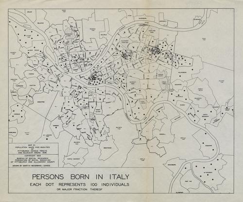 Map 21. Persons born in Italy