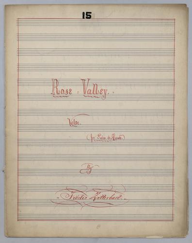 Rose Valley : Valse : for Piano, 4 Hands : [in Eb major]