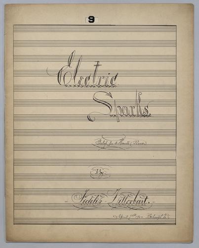 Electric Sparks : Galop : for 4 Hands Piano : [in Bb major],
