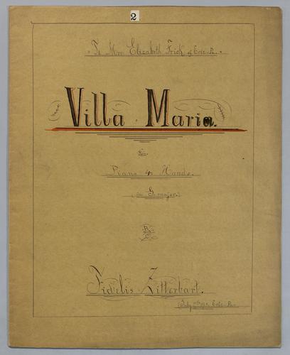 Villa Maria : for Piano, 4 hands : in G Major,
