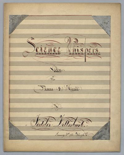 Science Whispers : Valse : for Piano, 4 hands : [in F major],