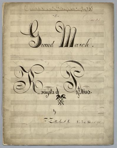 Grand March : Knights of Pythias : [for] Piano : [in C major],