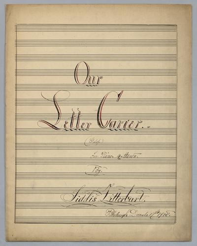 Our Letter Carier : Galop : for Piano, 4 hands : [in G major],