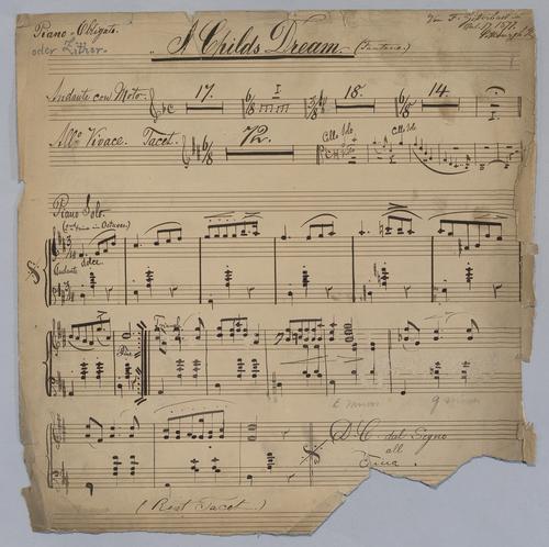 A Child's Dream - Parts: Piano obligato