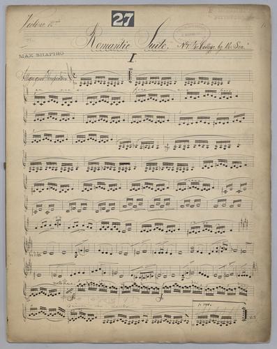 Romantic Suite - Parts: Violin 2