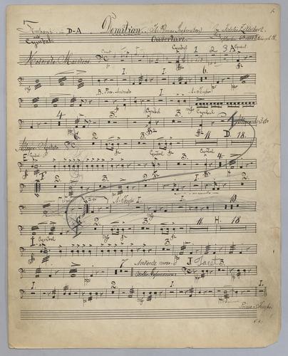 Domitian : Ouverture - Parts: Timpani and Cymbal