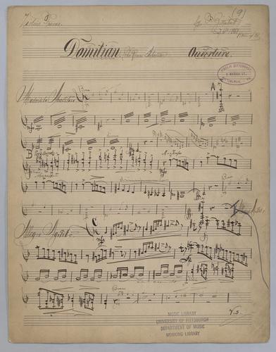 Domitian : Ouverture - Parts: Violin 1