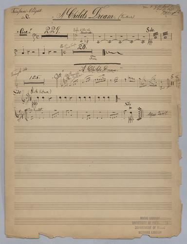 A Child's Dream - Parts: Timpani