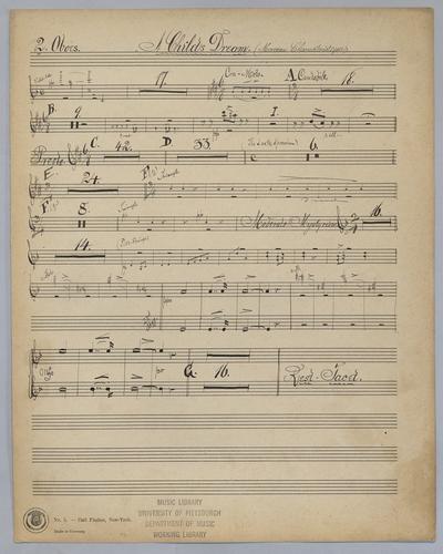 A Child's Dream - Parts: 2 Oboes