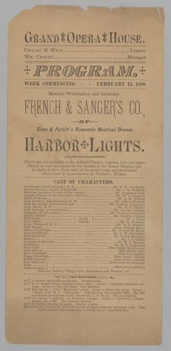 Theatre Program - Harbor Lights