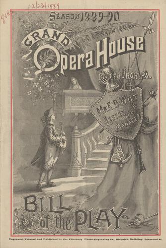 Theatre Program - Carmen with Emma Juch; Il Trovatore; The Bohemian Girl; Postilion of Lonjumeau; Faust; Mignon; Maritana; and The Freischutz