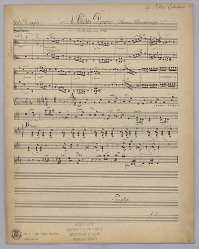 A Child's Dream - Parts: Viola