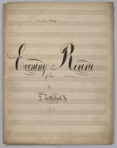 Evening Reverie : for Piano : Op. 177 : [in E major],