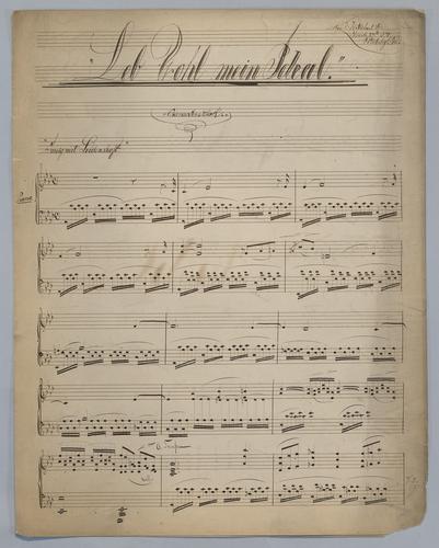 Leb Wohl mein Ideal : Characterstück : [for] Piano : [in Ab major],