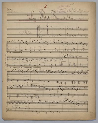 La Petit Tarantella : No. 1 : in G Major : for Piano