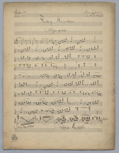 Fantasy Romantique - Parts: Flute 1 (or Violin 1)