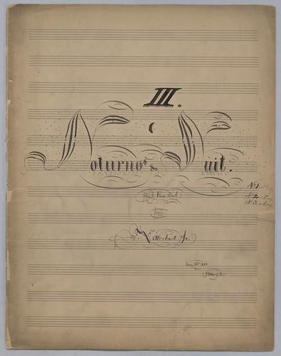 III. Noturnos de Nuit : pour le Piano seul,