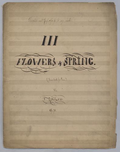 III Flowers of Spring : Kleine Stücke für Piano : Op. 178,
