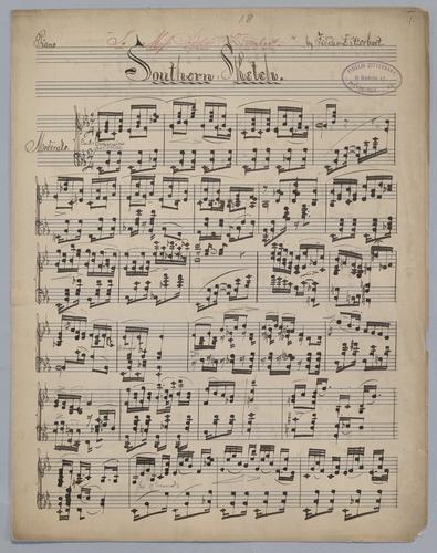 Southern Sketch : [for] Piano : [in Eb major]