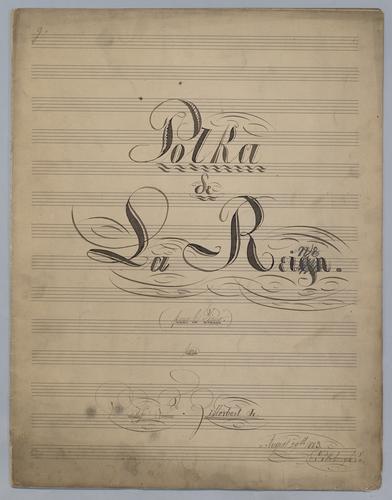 Polka de La Reine : pour le Piano : [in E major],