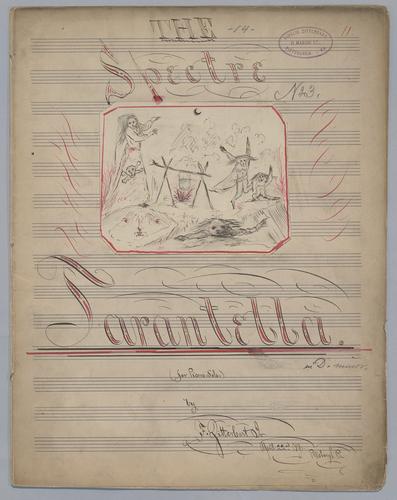 The Spectre : Tarantella : No. 3 : in D Minor : for Piano solo,
