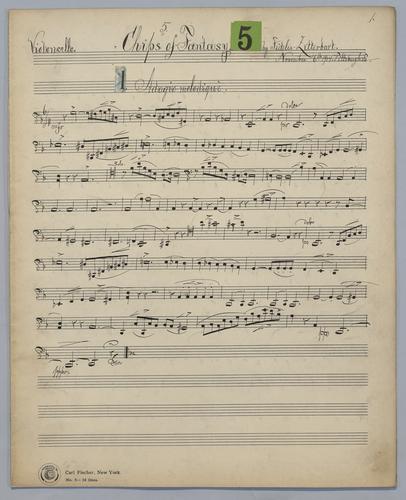 Chips of Fantasy : No. 5 - Parts: Violoncello