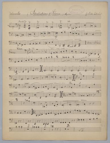 Introductione et Scherzo - Parts: Violoncello