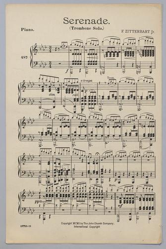 Serenade - Parts: Piano