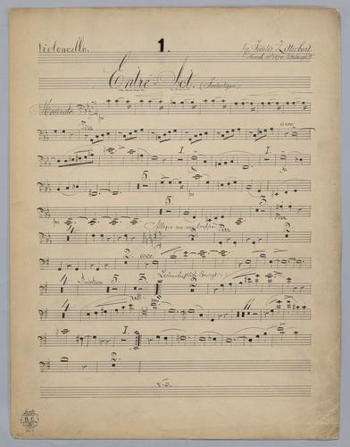 Entre-act : Fantastiqué - Parts: Violoncello