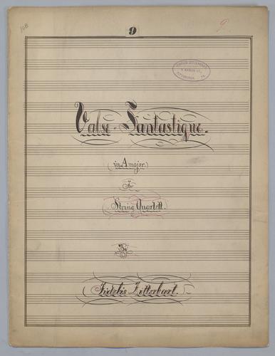 Valse Fantastique : [no.] 9 - Parts: Violin 1