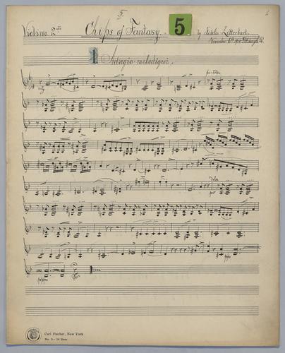 Chips of Fantasy : No. 5 - Parts: Violin 2
