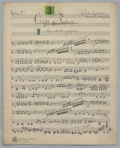 Chips of Fantasy : No. 3 - Parts: Violin 2