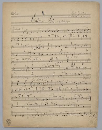 Entre-act : Fantastiqué - Parts: Violin