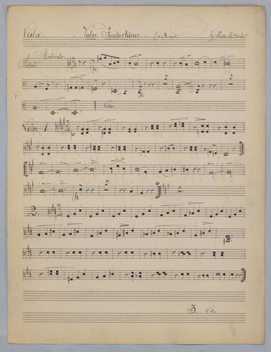 Valse Fantastique : [no.] 9 - Parts: Viola