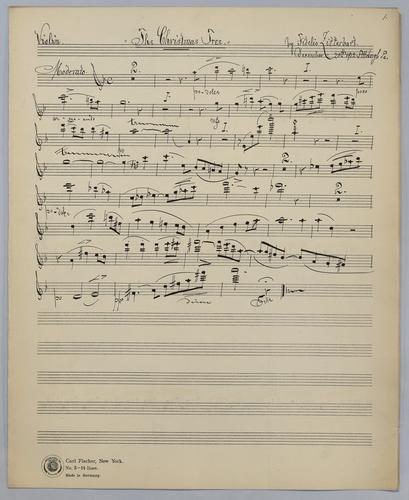 The Christmas Tree - Parts: Violin