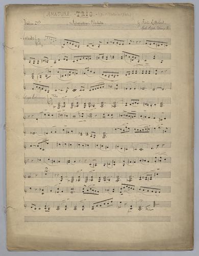 Amature Trio - Parts: Violin 2