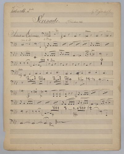 Serenade - Parts: Violoncello