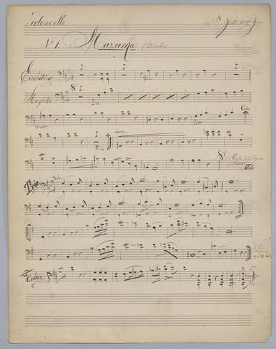 Mazurka - Parts: Violoncello