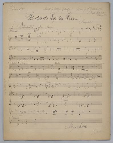 Ist dies der Tag des Herren - Parts: Violin 1