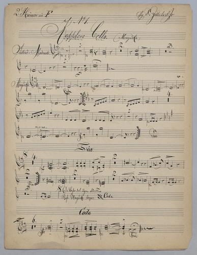 No. 1 : Kappler's Cello : [and] No. 2 : Souvenir de Atterbury - Parts: Horn