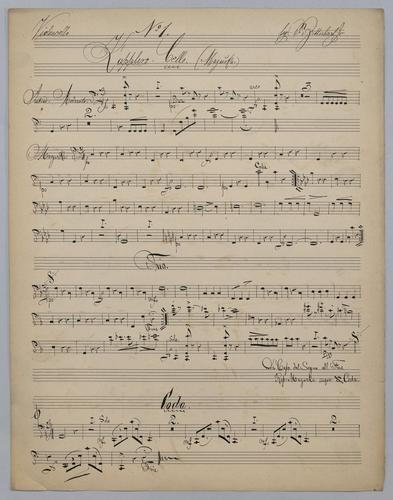 No. 1 : Kappler's Cello : [and] No. 2 : Souvenir de Atterbury - Parts: Violoncello