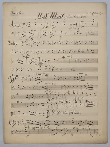 U.S. Mail : Galop - Parts: Trombone