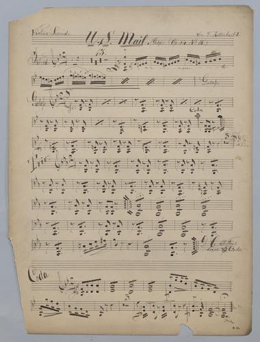 U.S. Mail : Galop - Parts: Violin 2