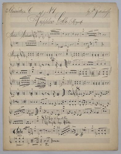 No. 1 : Kappler's Cello : [and] No. 2 : Souvenir de Atterbury - Parts: 2 Clarinets