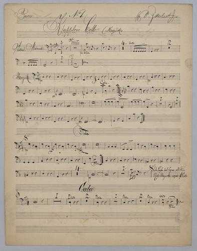 No. 1 : Kappler's Cello : [and] No. 2 : Souvenir de Atterbury - Parts: Bass