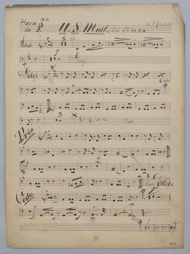 U.S. Mail : Galop - Parts: Horn 2