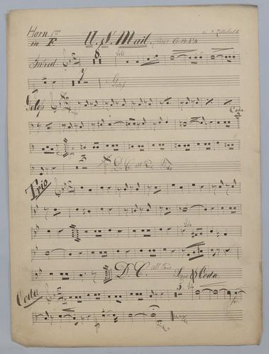 U.S. Mail : Galop - Parts: Horn 1