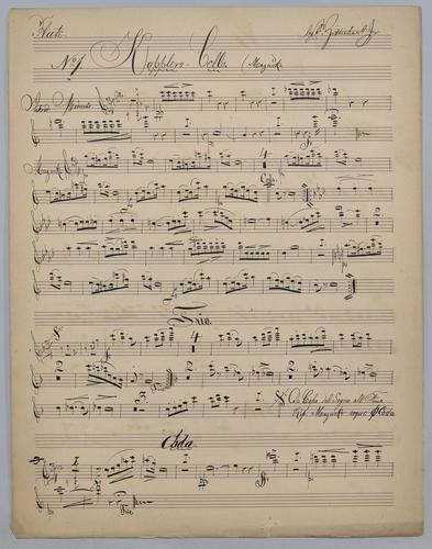 No. 1 : Kappler's Cello : [and] No. 2 : Souvenir de Atterbury - Parts: Flute